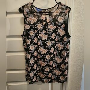 APT. 9 Floral Sleeveless Blouse